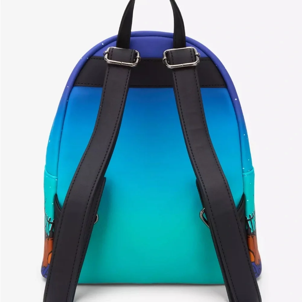 Loungefly Disney Stitch‎ Pumpkin Glow-In-The-Dark Mini Backpack Hot Topic